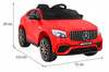 Mercedes Benz GLC63S dla dzieci Czerwony SUV + Pilot