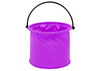 Wiaderko Składane Wielofunkcyjne PCV Do Wody Fioletowe
