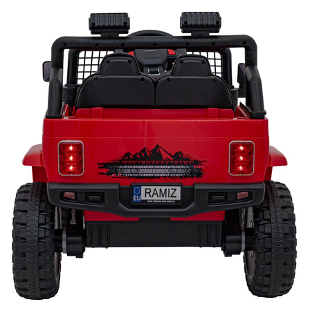 Pojazd OFF ROAD 4x4 SPORT Czerwony
