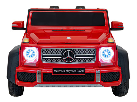 Pojazd Mercedes Benz MAYBACH G650 Czerwony