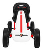 Gokart ABARTH na pedały dla dzieci Biały + Koła EVA + Hamulec ręczny + Wolny bieg