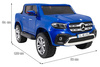 Mercedes Benz X-Class dla dzieci Lakier Niebieski Pickup 4x4