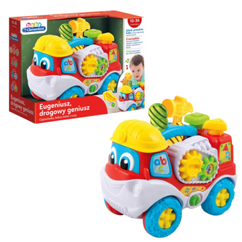 Interaktywna Ciężarówka Eugeniusz Drogowy Geniusz Śrubokręt i Młotek Język Polski Clementoni 50110