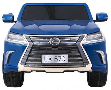 Lexus LX570 Lakierowane Autko dla 2 dzieci Niebieski SUV + Pilot