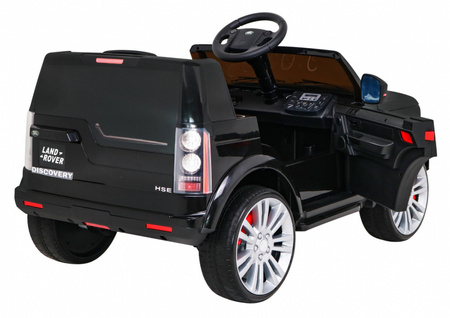 Land Rover Discovery Autko elektryczne dla dzieci Czarny SUV + Pilot