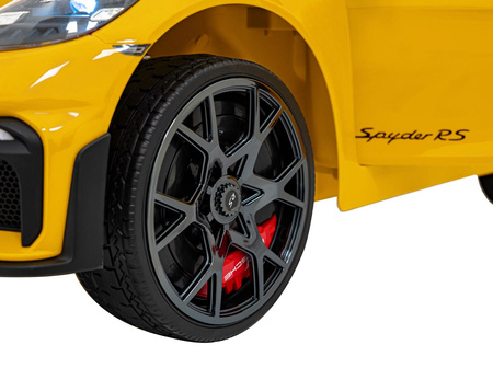 Pojazd Porsche Spyder RS 718 Lakier Żółty