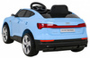 Audi E-Tron Sportback dla dzieci Niebieski + Pilot + Napęd 4x4 + Wolny Start + Radio MP3 + LED