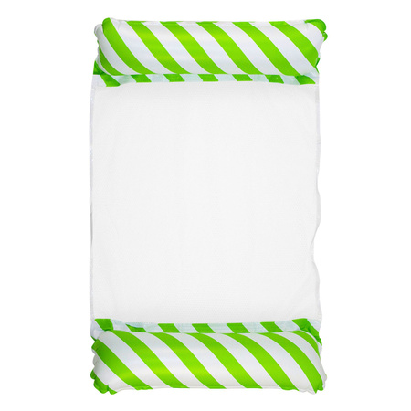 Dmuchany Hamak Wodny Materac Leżak Biało-Zielony 120x70cm