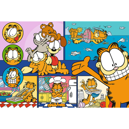Puzzle - 100 - Leniwy Garfield - Trefl 16521