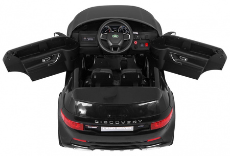 Land Rover Discovery dla dzieci Czarny SUV + Pilot