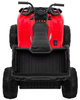 Quad XL ATV na akumulator dla dzieci Czerwony + Napęd 4x4 + Bagażnik + Wolny Start + EVA + Audio LED