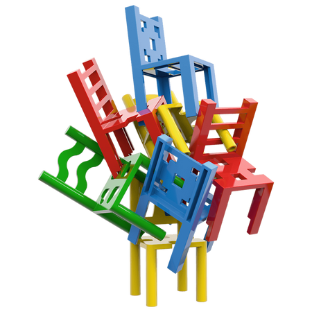 Gra zręcznościowa Krzesła MISTAKOS TREFL 02074