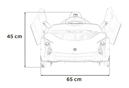 Pojazd Lamborghini Invencible Różowy