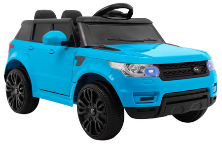 Autko Start Run na akumulator, Niebieski SUV + Pilot + Funkcje bezpieczeństwa