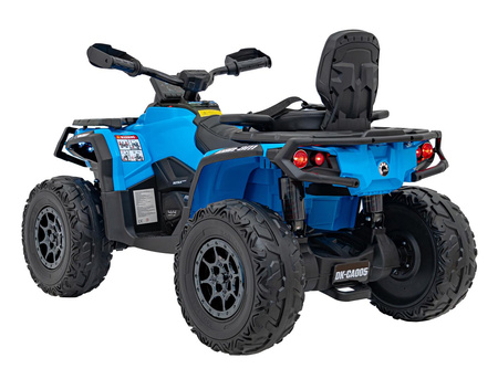 Quad Can Am Outlander ATV z Pilotem Niebieski