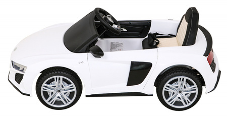 Audi R8 LIFT Samochodzik na akumulator Biały + Pilot