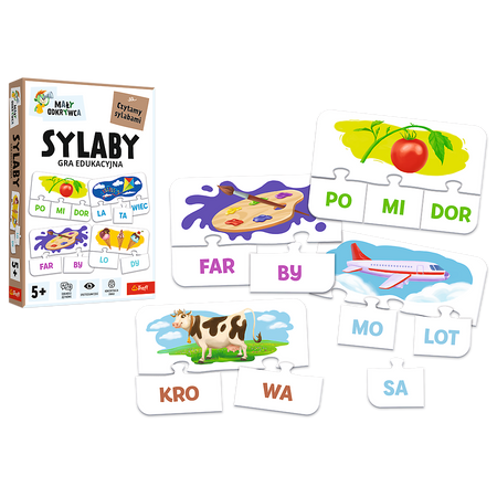 Gra dla dzieci Sylaby Mały Odkrywca Trefl 02813