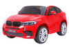 BMW X6M XXL dla 2 dzieci Czerwony SUV + Pilot + Ekoskóra