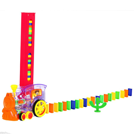 Lokomotywa, Pociąg, Ciuchcia układająca DOMINO