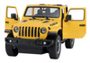 Auto R/C Jeep Wrangler Rubicon 1:14 Rastar Żółty