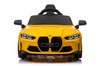 Auto Na Akumulator Bmw M4 Zółte