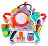 Multikostka sensoryczna dla dzieci 18m+ Interaktywne funkcje + 20 mini zabaw + Mikrofon Bębenek Kierownica Przeplatanki Akwarium