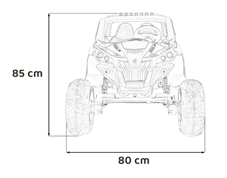 Pojazd Buggy UTV-MX 2000N Biały