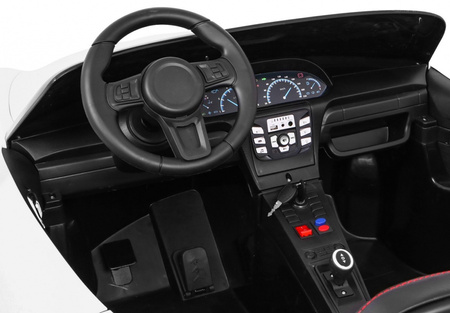 Perfecta Auto dla 2 dzieci Biały