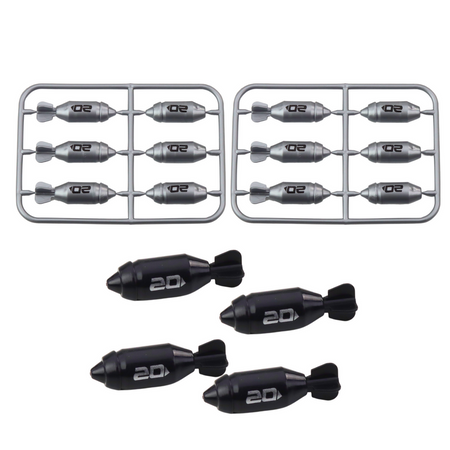 Statek Łódź Podwodna Strzelająca Torpedami Napęd Ciemnoszara 28cm