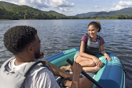 Ponton TREK X2, 232 cm x 118 cm + Akcesoria BESTWAY