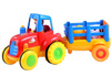 Traktor Przyczepa Zwierzątka Gra Świeci Odgłosy