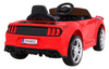 Autko GT Sport na akumulator dla dzieci Czerwony + Pilot + Wolny Start + Bagażnik + MP3 LED