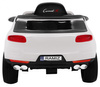 Autko Turbo-S na akumulator dla dzieci Biały + Pilot + Wolny Start + Koła EVA + Radio MP3