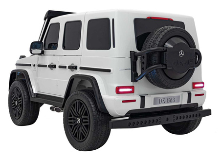 Pojazd Mercedes Benz G63 AMG XXL STRONG MP4 Biały