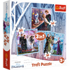 Puzzle - 3w1 (20, 36, 50) - Kraina Lodu II - Magiczna opowieść - Trefl 34853