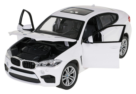Autko Metalowe 1:24 BMW X6M Białe RASTAR