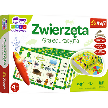 Gra edukacyjna dla dzieci Zwierzęta Magiczny ołówek Trefl 02111