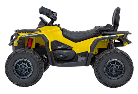 Quad Can Am Outlander ATV z Pilotem Żółty