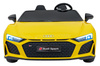 Pojazd Audi Spyder R8 LIFT Żółty