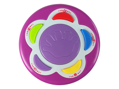 Kolorowy Bębenek z Karuzelą Odgłosy Zwierząt Róż