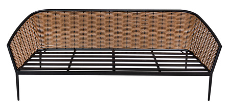 Duży Zestaw Mebli Ogrodowych Aluminiowe Sofa + Dwa Fotele + Stolik