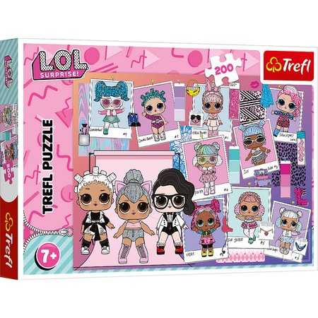 Puzzle - 200 - Słodkie Laleczki - LOL Surprise! - Trefl 13288
