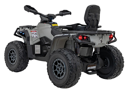 Quad Can Am Outlander ATV z Pilotem Szary
