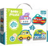 Puzzle - Baby Classic - Pojazdy transportowe - Samolot Statek Auto Pociąg - Trefl 36075