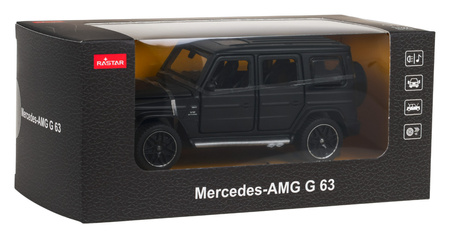 Autko Metalowe 1/32 Mercedes-Benz AMG G63 z Dźwiękiem Czarny RASTAR