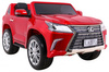 Lexus LX570 Lakierowane Autko dla 2 dzieci Czerwony SUV + Pilot