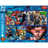 Puzzle - 4x250 - Odwaga Supermana - Warner Superman - Trefl 13340