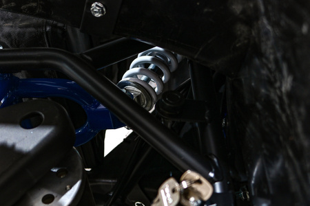 Quad HIPERFECT na akumulator Niebieski 35km/h + Silnik 1000W + Koła pompowane + Regulacja siedzenia