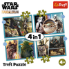 Puzzle - 4w1 (35, 48, 54, 70) - Mandalorian - Star Wars - Trefl 34397