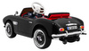 Autko BMW 507 Retro elektryczne dla dzieci Czarny Roadster